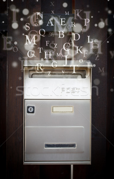 Mail box with letters comming out Stock photo © ra2studio