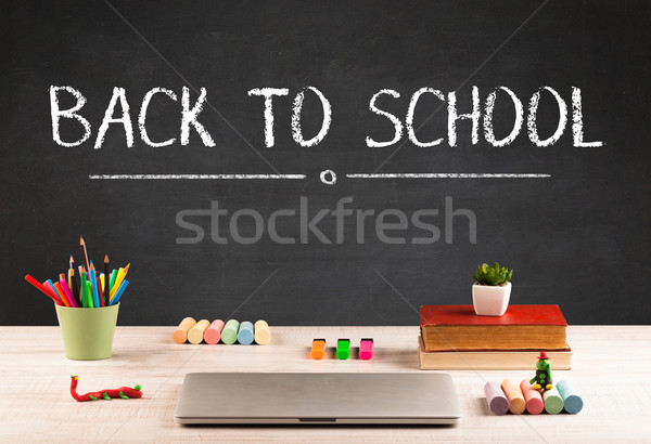 Big back to school writing concept Stock photo © ra2studio