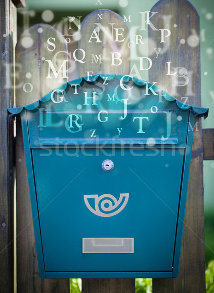 Mail box with letters comming out Stock photo © ra2studio