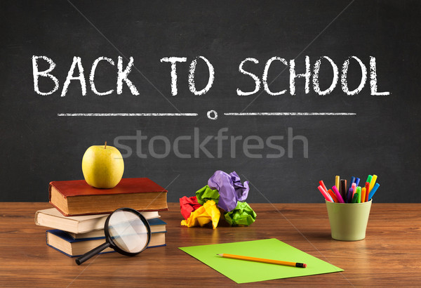 Big back to school writing concept Stock photo © ra2studio