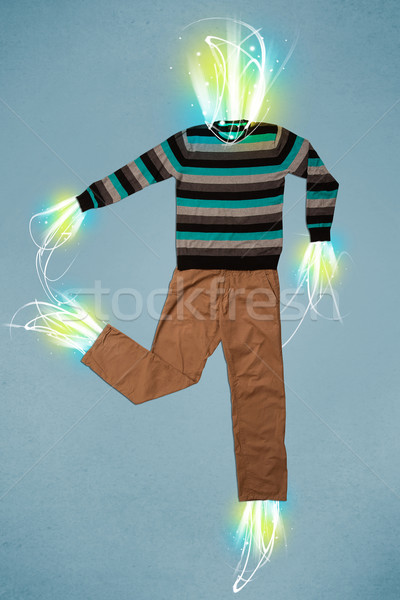 Stockfoto: Energie · balk · toevallig · kleding · licht · business