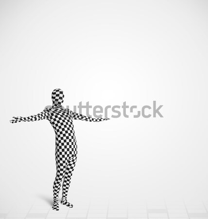 Anonim adam ürün takım elbise Stok fotoğraf © ra2studio