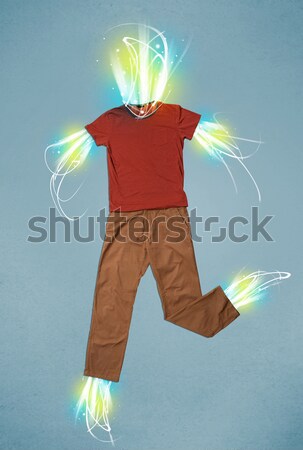 エネルギー ビーム カジュアル 服 光 ビジネス ストックフォト © ra2studio