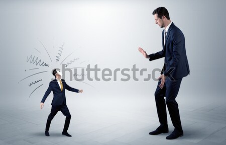 Stock photo: Ruthless business handshake