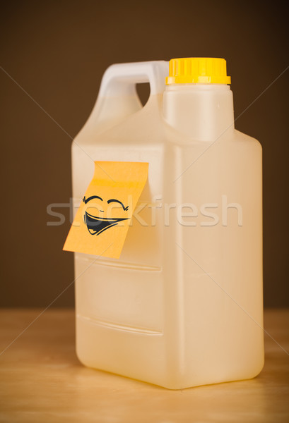 Nota gallone carta felice Foto d'archivio © ra2studio