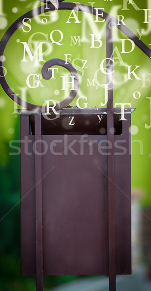 Mail box with letters comming out Stock photo © ra2studio