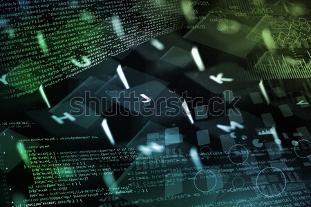 Armed hacker in cyber security cloud concept Stock photo © ra2studio