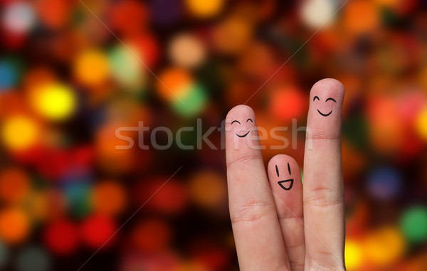 Finger hug Stock photo © ra2studio