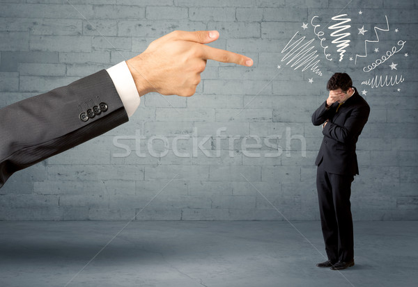 Stock photo: Unprofessional salesman being fired