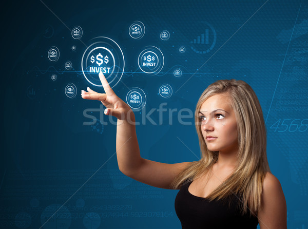 商業照片: 女實業家 · 現代 · 業務 · 類型 · 按鈕
