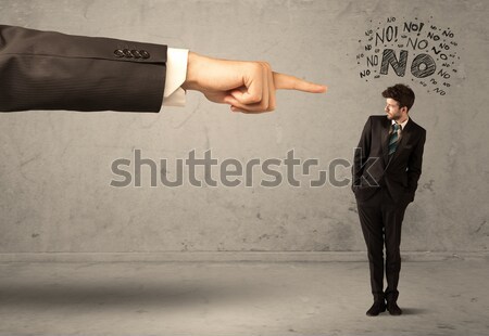 Angry business handshake concept Stock photo © ra2studio