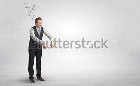 Stockfoto: Elegante · zakenman · jonge · verkoop · pak