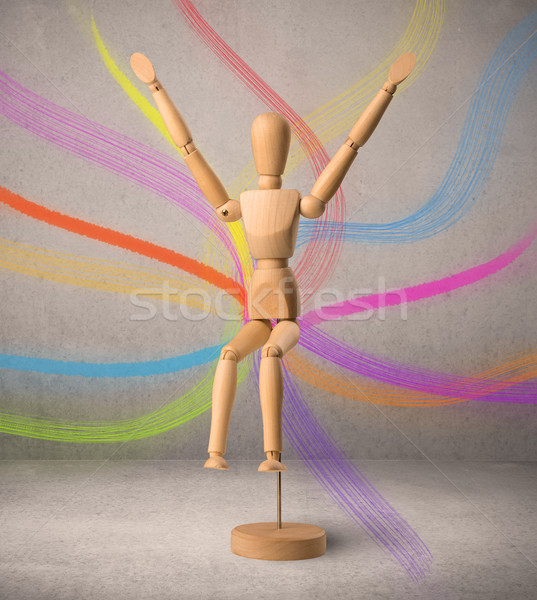 Wooden mannequin c Stock photo © ra2studio