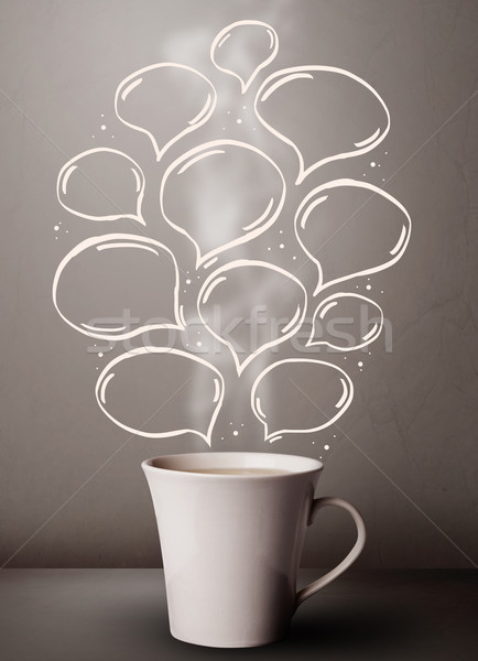 Cana de cafea alimente abstract Imagine de stoc © ra2studio