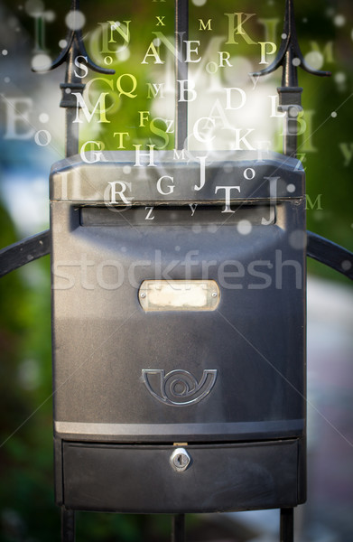 Mail box with letters comming out Stock photo © ra2studio