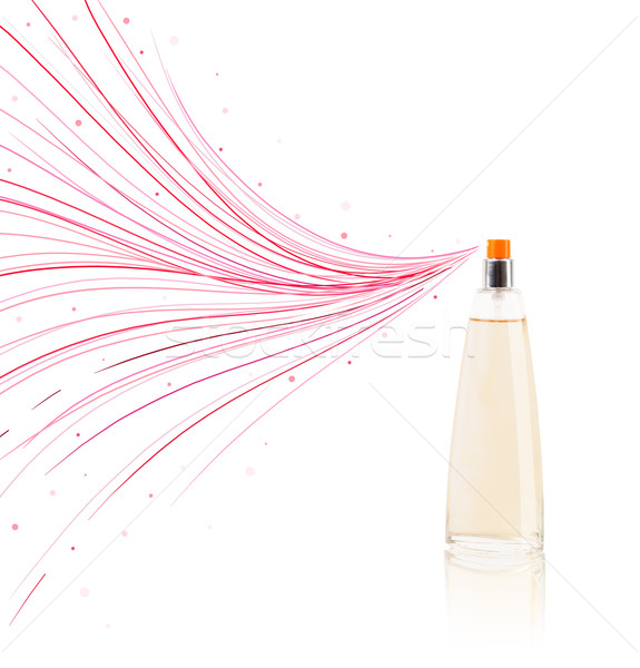 Stock foto: Parfüm · Flasche · farbenreich · Zeilen · Geschenk