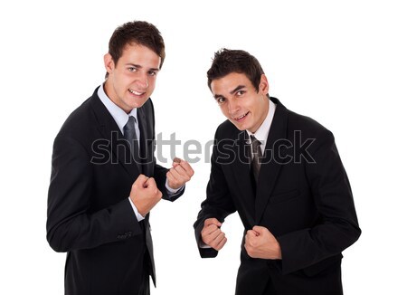 Two businessman enjoying succes Stock photo © ra2studio