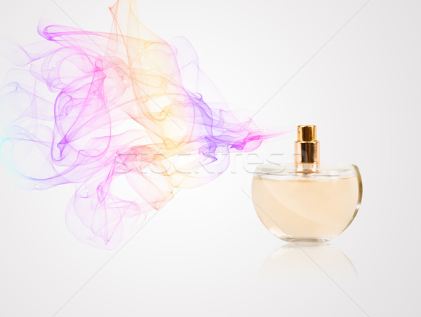Perfume botella fragancia colorido vidrio Foto stock © ra2studio