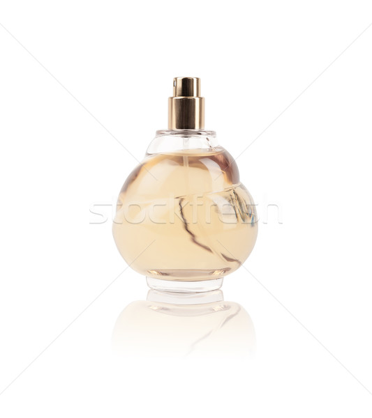 Parfum frumos sticlă izolat cadou femeie Imagine de stoc © ra2studio