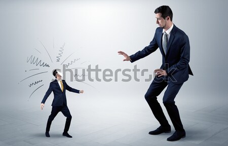 Angry business handshake concept Stock photo © ra2studio