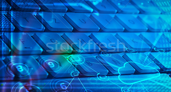 商業照片: 鍵盤 · 雲 · 技術 · 圖標 · 電腦鍵盤