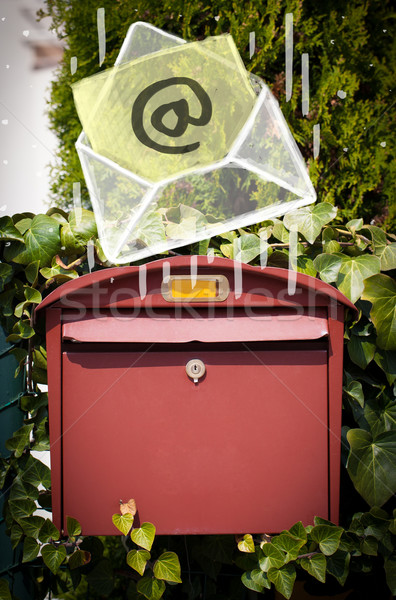 Busta e-mail segno mailbox bianco carta Foto d'archivio © ra2studio