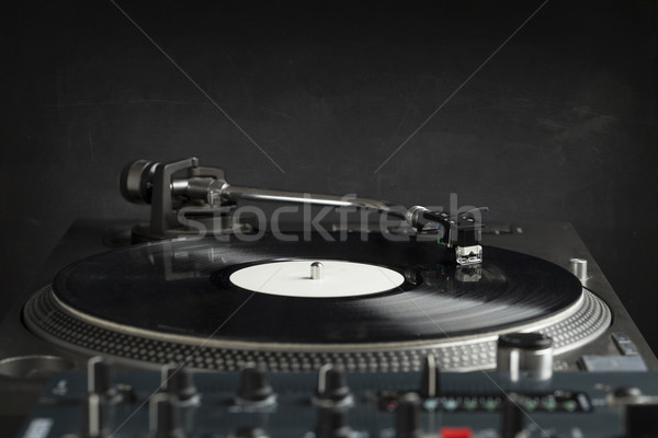 Stockfoto: Draaitafel · spelen · vinyl · naald · record