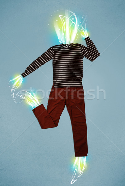 エネルギー ビーム カジュアル 服 光 ビジネス ストックフォト © ra2studio