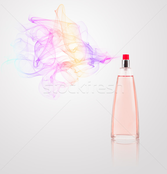 Parfum fles gekleurd geur kleurrijk glas Stockfoto © ra2studio
