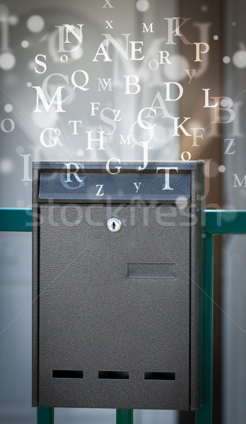 Mail box with letters comming out Stock photo © ra2studio