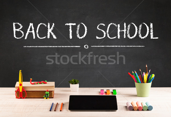 Big back to school writing concept Stock photo © ra2studio