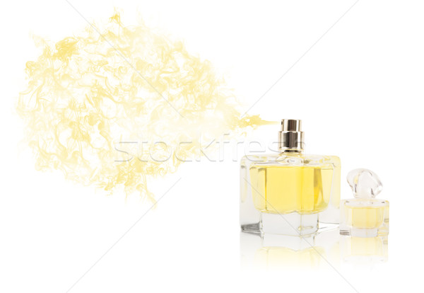 Stock foto: Parfüm · Flasche · Duft · farbenreich · Glas