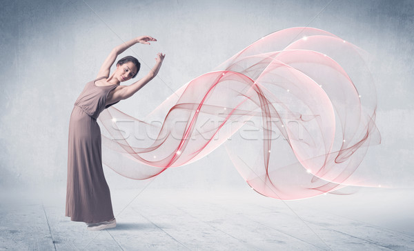 Tánc balett előadás művész absztrakt örvény Stock fotó © ra2studio