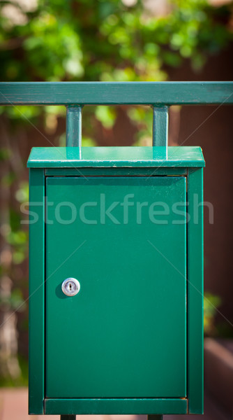 Cloes up of a mailbox on the street Stock photo © ra2studio