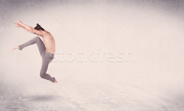 Modernen Ballett-Tänzerin Kunst direkt leer Stock foto © ra2studio