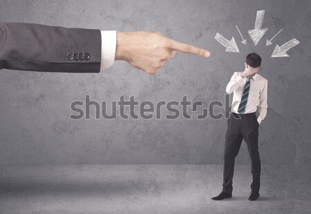 Amateur businessman under pressure Stock photo © ra2studio