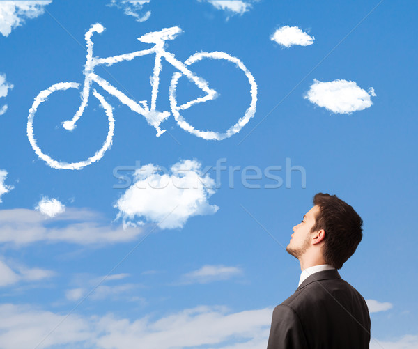 blue sky bicycle