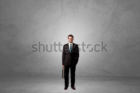 Business imprenditore stretta di mano nascondere arma simboli Foto d'archivio © ra2studio