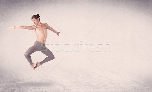 Moderne balletdanser kunst springen lege Stockfoto © ra2studio