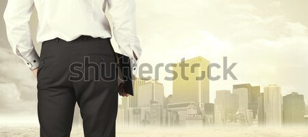 Affaires Retour soleil affaires costume Photo stock © ra2studio