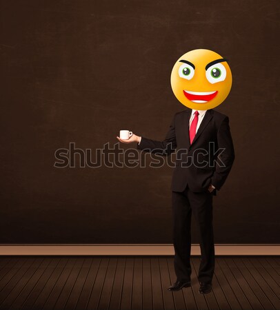 businessman with smiley face Stock photo © ra2studio