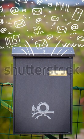 Mail box with letters comming out Stock photo © ra2studio