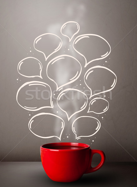 Cana de cafea alimente abstract Imagine de stoc © ra2studio