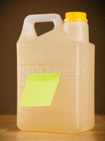 Vuota nota gallone nota adesiva carta felice Foto d'archivio © ra2studio