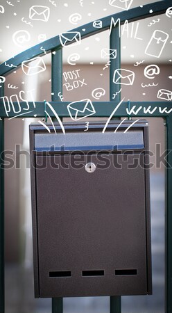 メールボックス 文字 外に 通り 紙 図書 ストックフォト © ra2studio