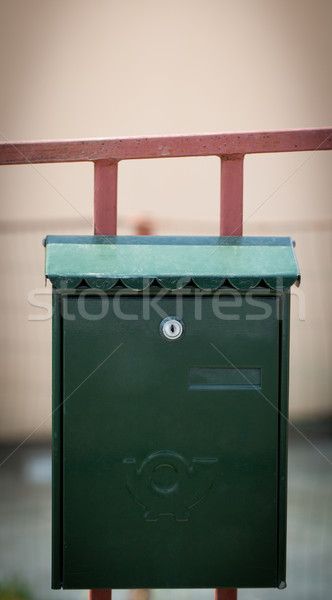 Cloes up of a mailbox on the street Stock photo © ra2studio