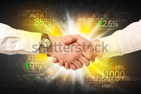 Economy handshake Stock photo © ra2studio