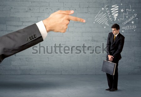 Unprofessional salesman being fired Stock photo © ra2studio