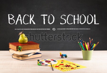 Big back to school writing concept Stock photo © ra2studio