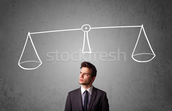 Businessman taking a decision Stock photo © ra2studio